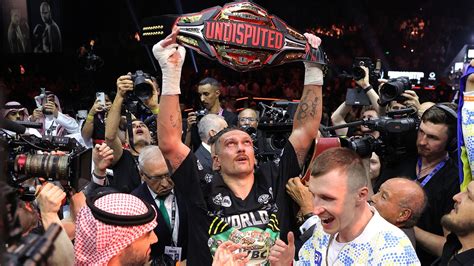 Oleksandr Usyk beats Tyson Fury to win historic undisputed heavyweight.